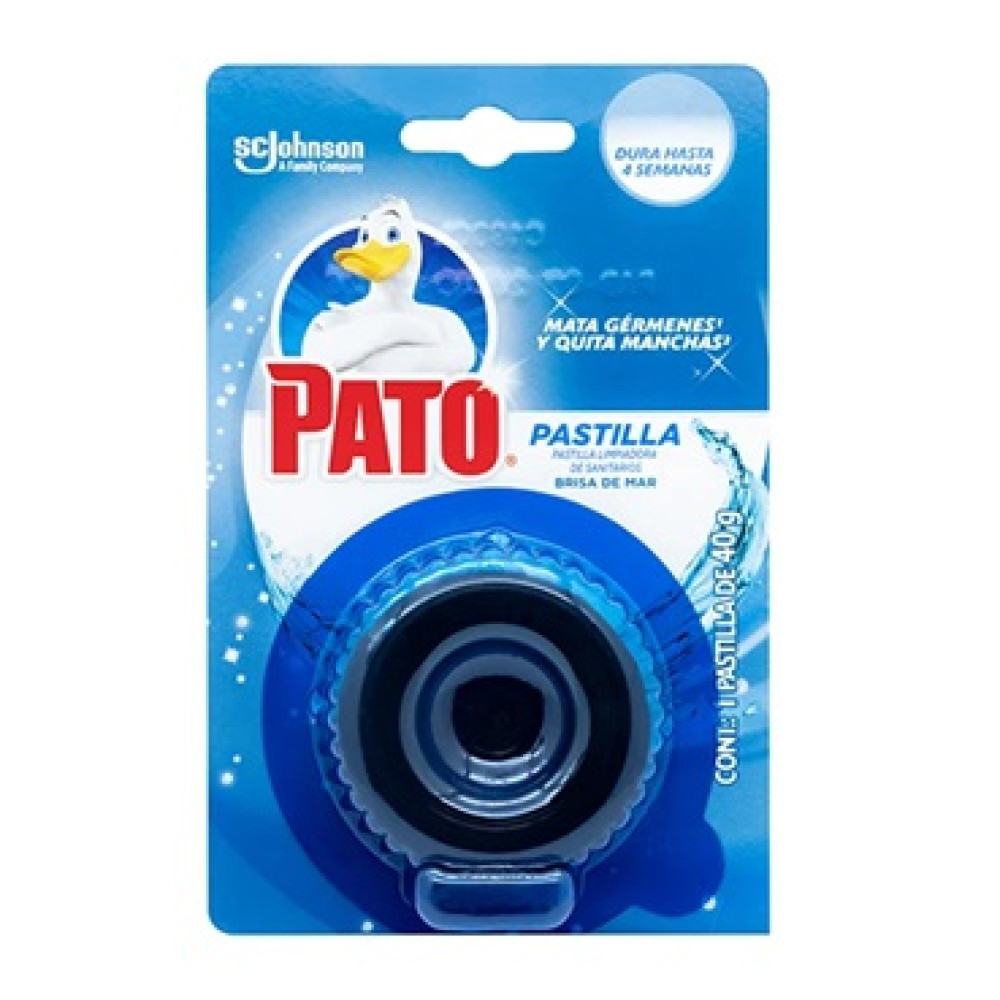 PASTILLA DE 40 GRS DESINFECTANTE PATO PURIFIC AZUL   (LJA-PAST-PATO48)